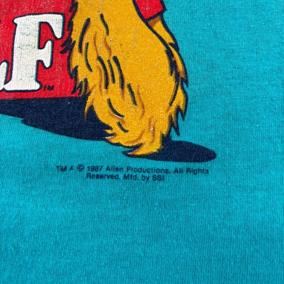 Vintage Alf Tank Top Youth 7 1987 Alien Productions 80s TV Show Planet Melmac - Picture 3 of 5